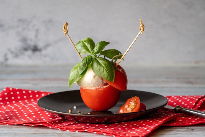 Italian antipasto salad with fresh ingredients